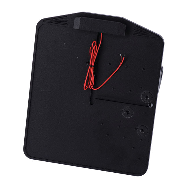 CPV, side mount license plate bracket Black powder coated