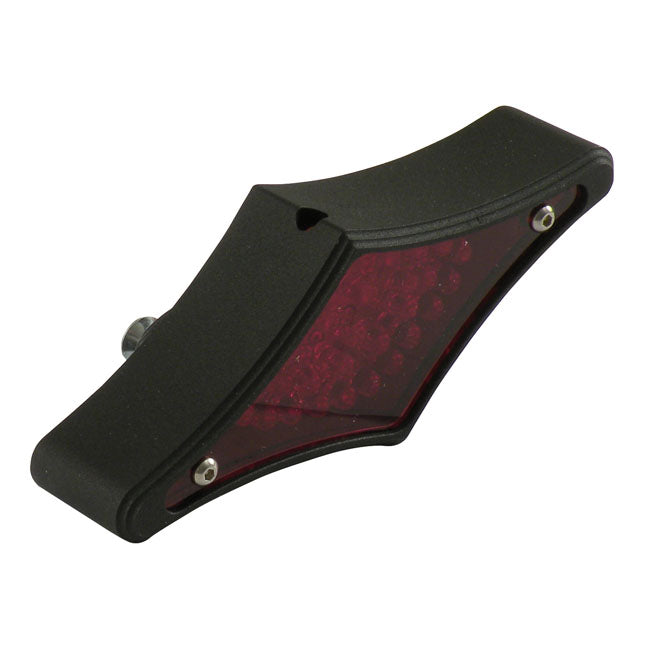 Flat-lens diamond LED taillight
