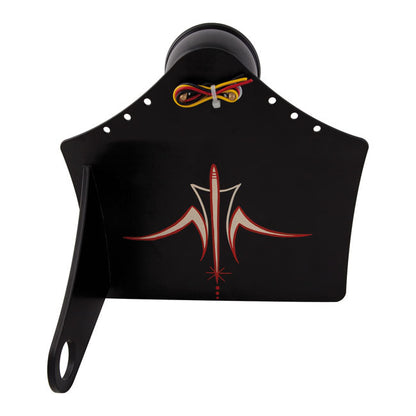 Cpv curved license plate bracket