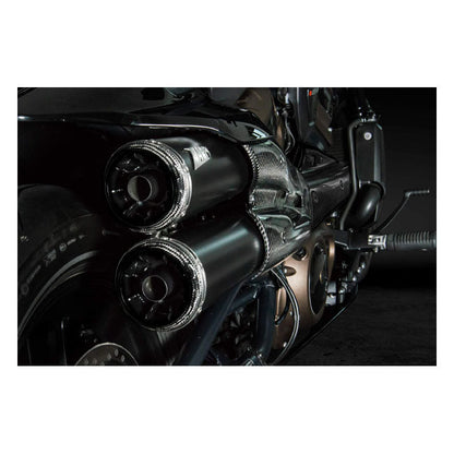 Zard, Sportster S Top Gun exhaust system. Matte black