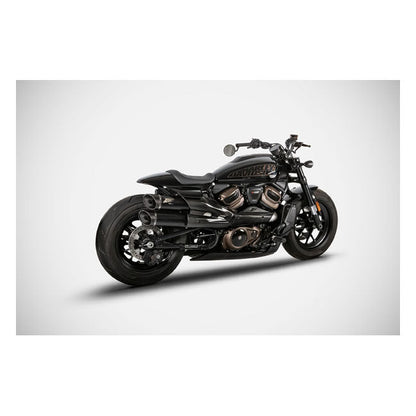 Zard, Sportster S GT exhaust system. Matte black