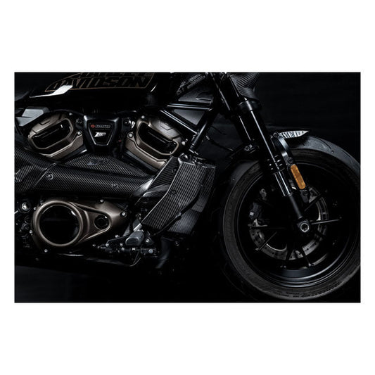 Zard, carbon radiator cover and side panel kit