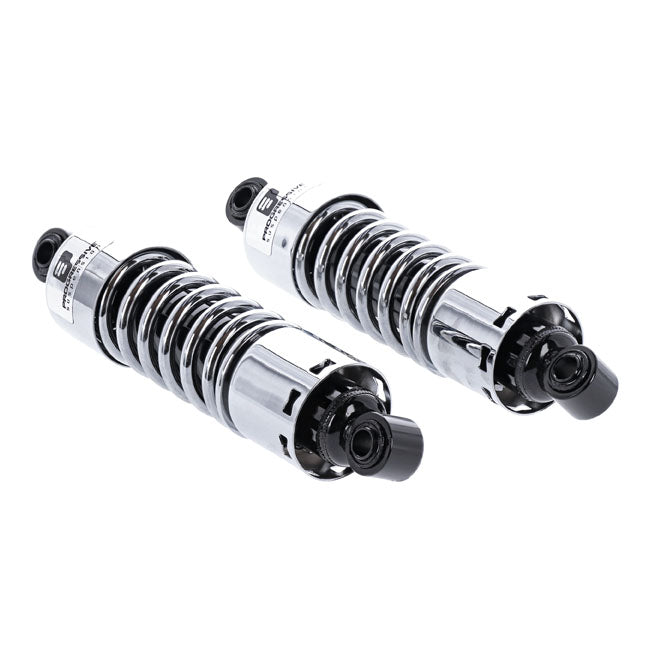 PS, 412 series shock set. 13". STD Duty. Chrome