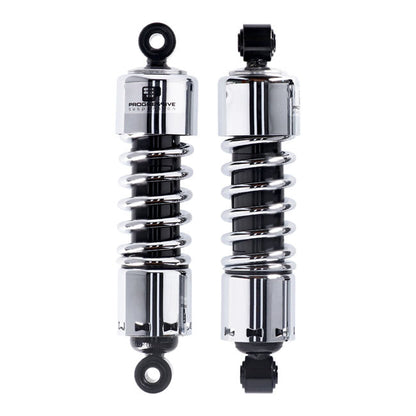 PS, 412 series shock set. 13". STD Duty. Chrome