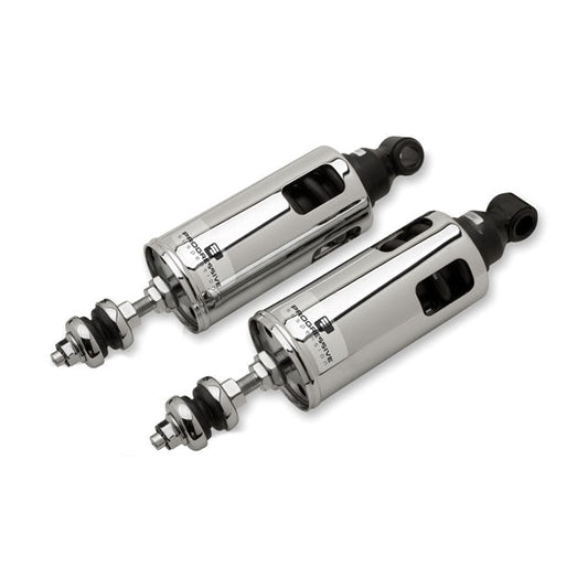 PS, 422 series shocks. STD to -2". Heavy Duty. Chrome