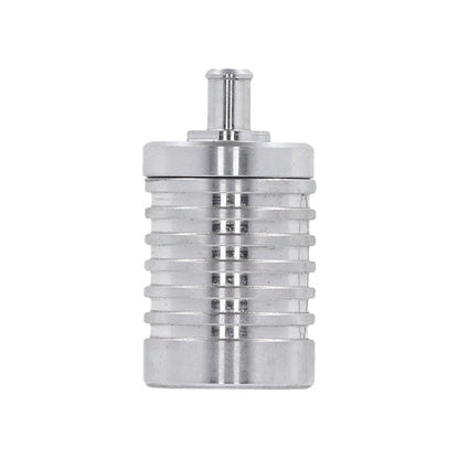 DK Custom Products, 4 stage billet catch can. Clear