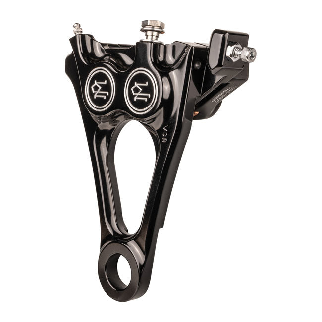 PM, 4-piston one-piece caliper/bracket, rear Black CC