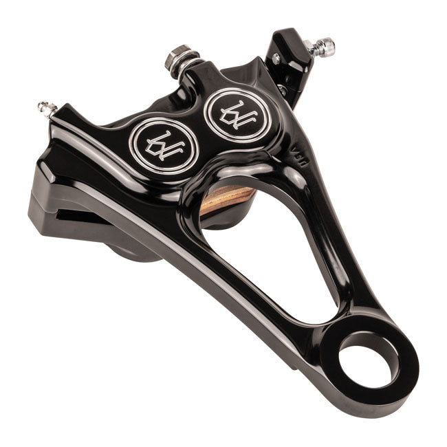 PM, 4-piston one-piece caliper/bracket, rear Black CC