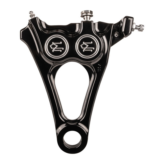 PM, 4-piston one-piece caliper/bracket, rear Black CC