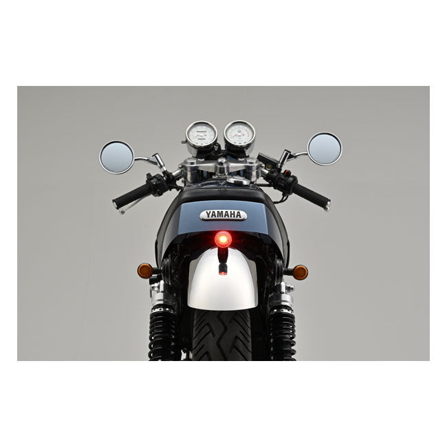 Daytona, D-Tail LED taillight. Black