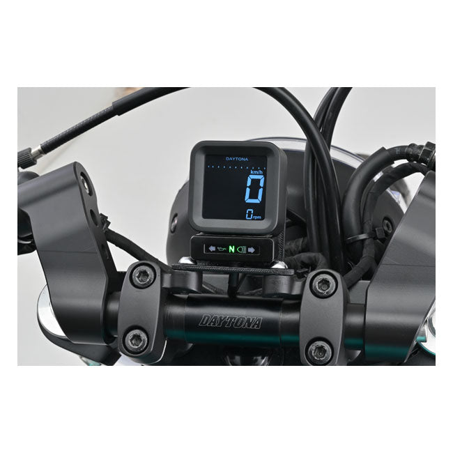Daytona, Cube digital Speedometer/Tachometer. Black