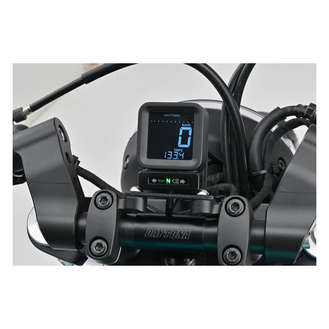 Daytona, Cube digital Speedometer/Tachometer. Black