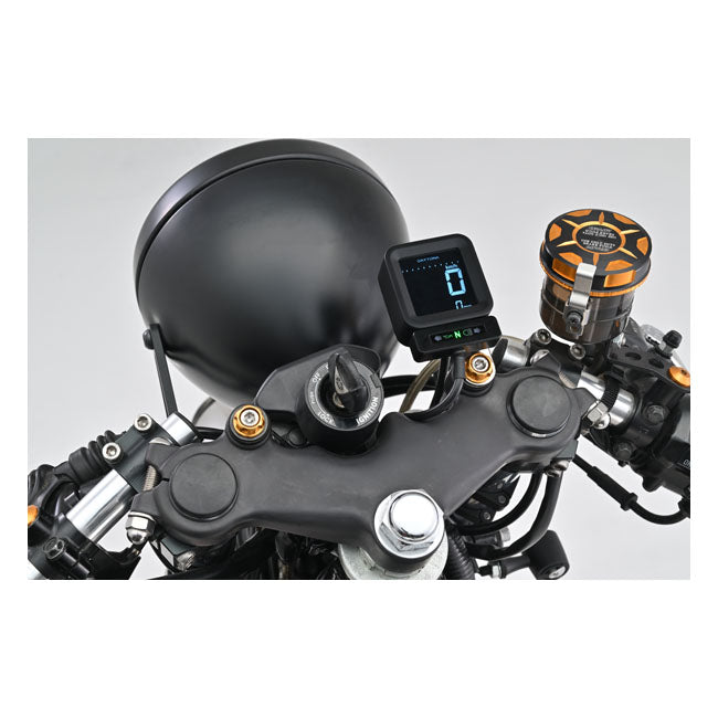 Daytona, Cube digital Speedometer/Tachometer. Black