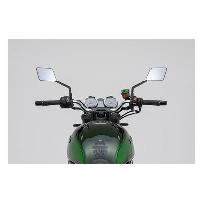 Daytona, D-Mirror-20, Flat Mirror. Square. Black. Right side