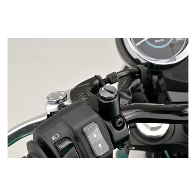 Daytona, mirror hole plug. Gun-metal. RHT