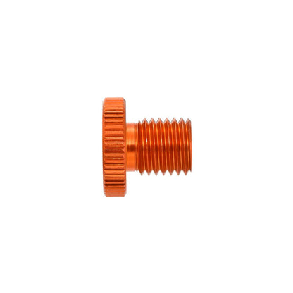Daytona, mirror hole plug. Orange. RHT