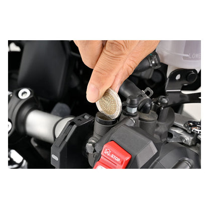 Daytona, mirror hole plug. Black. LHT