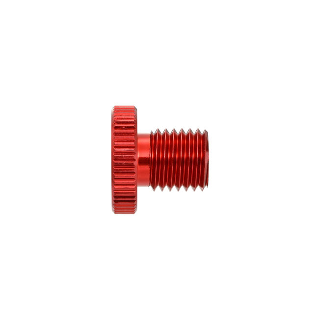 Daytona, mirror hole plug. Red. LHT