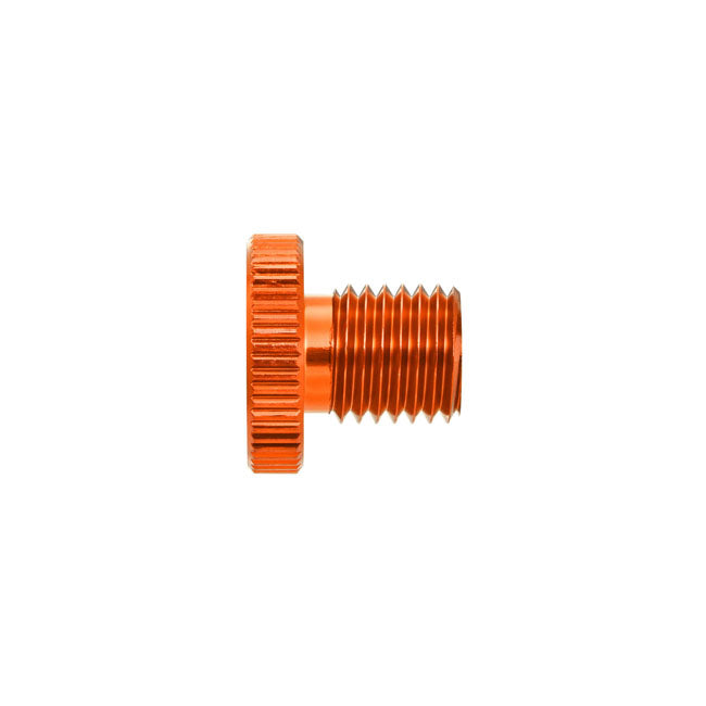 Daytona, mirror hole plug. Orange. LHT