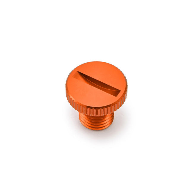 Daytona, mirror hole plug. Orange. LHT