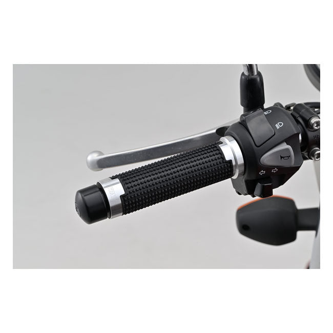 Daytona, Cross grip set. Black/silver