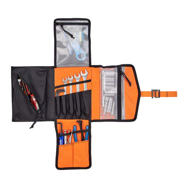 Biltwell, Exfil-0 2.0 tool roll. Black/orange