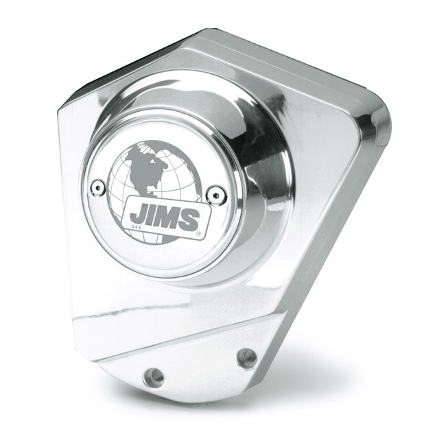JIMS, ''A Cut Above'' billet cam cover L73-92 B.T. Chrome