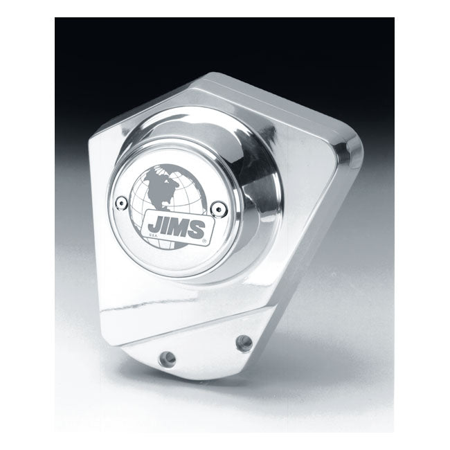 JIMS, ''A Cut Above'' billet cam cover L73-92 B.T. Chrome