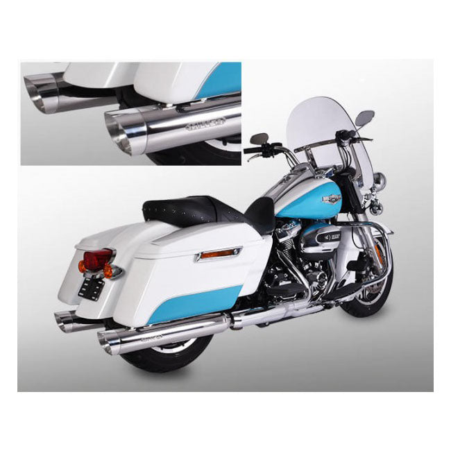 *2 WEEKS EXTRA TRANSIT TIME* Miller, Airlington 114" slip-on mufflers. Euro 4. Polished