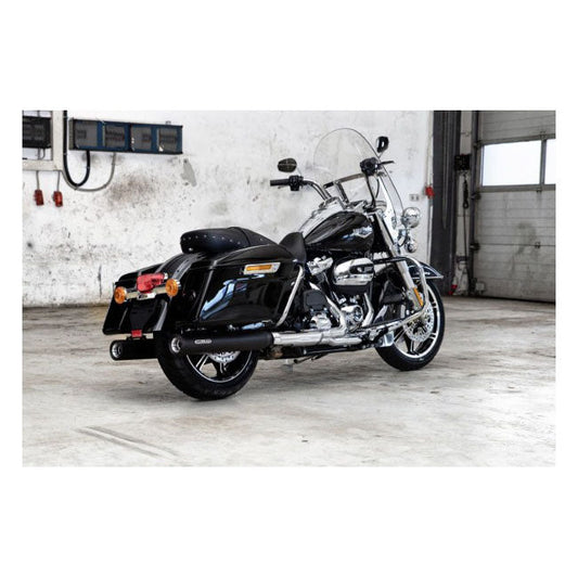 Miller, Cleveland 114" slip-on mufflers. Euro 5. Matte black