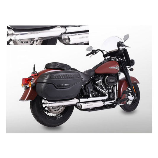 *2 WEEKS EXTRA TRANSIT TIME* Miller, Independence slip-on mufflers. Euro 4. Polished