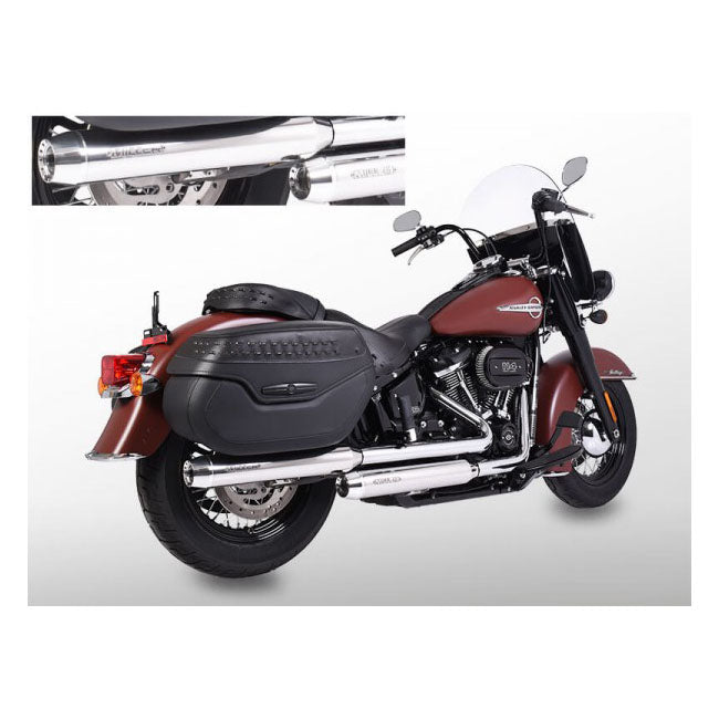 *2 WEEKS EXTRA TRANSIT TIME* Miller, Independence slip-on mufflers. Euro 4. Polished