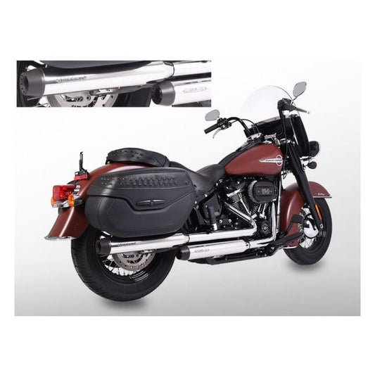*2 WEEKS EXTRA TRANSIT TIME* Miller, Independence slip-on mufflers. Euro 4. Polished