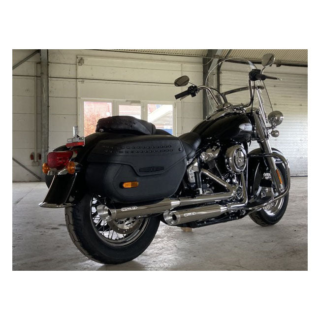 Miller, Destiny slip-on mufflers. Euro 5. Polished