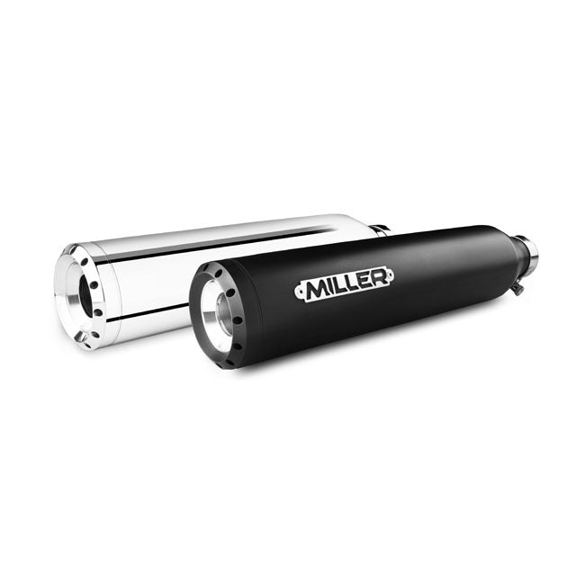 *2 WEEKS EXTRA TRANSIT TIME* Miller, Destiny slip-on mufflers. Euro 5. Matte black
