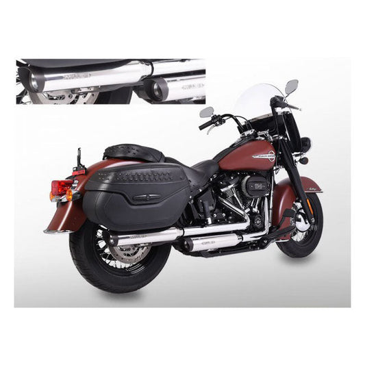 *2 WEEKS EXTRA TRANSIT TIME* Miller, Independence slip-on mufflers. Euro 4. Polished