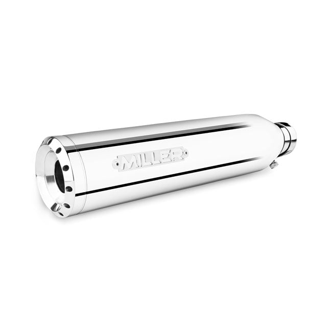 *2 WEEKS EXTRA TRANSIT TIME* Miller, Independence 2-1 slip-on muffler. Euro 4. Polished