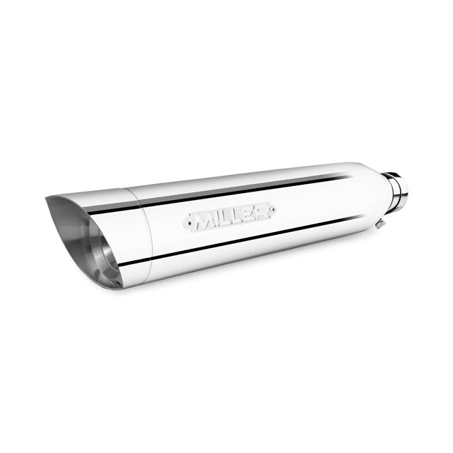 *2 WEEKS EXTRA TRANSIT TIME* Miller, Utah III slip-on mufflers. Euro 4. Polished