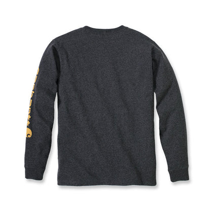 Carhartt Sleeve logo long sleeve carbon heather