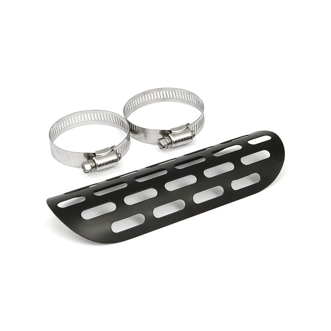 Universal slotted heat shield 9" long