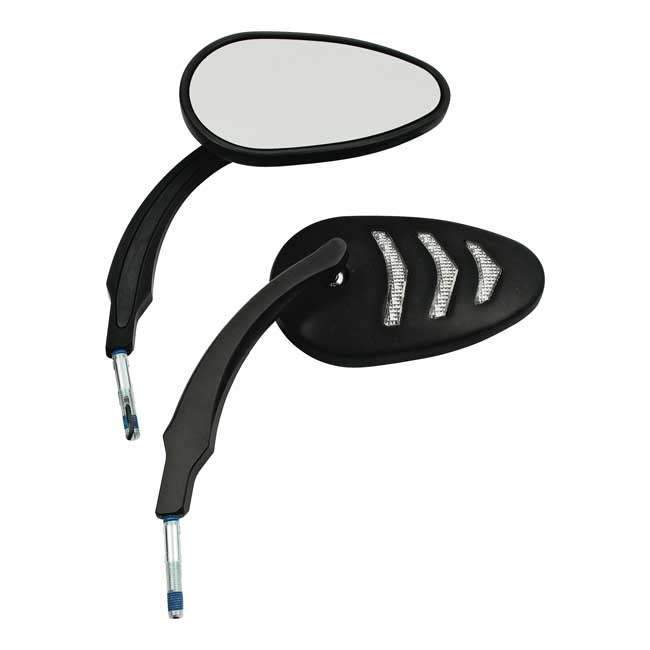 LED billet turn signal mirror set