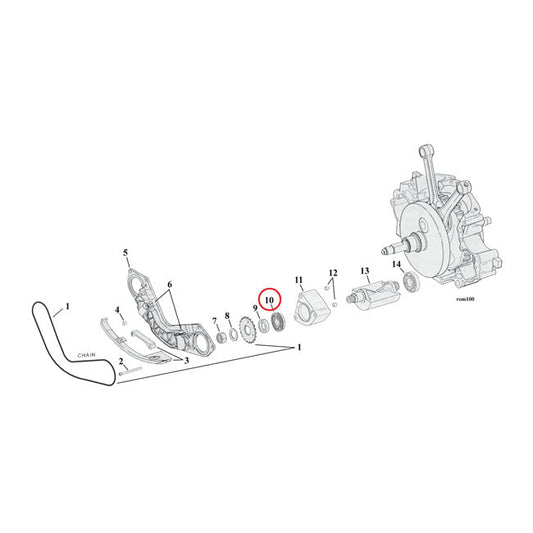 Outer bearing, balancers