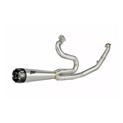 Zard, 2-1 stainless steel M8 Touring exhaust system. Raw