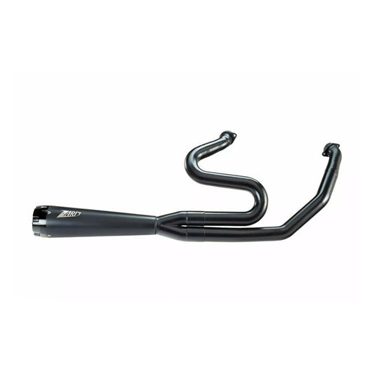 Zard, 2-1 stainless M8 Touring exhaust system. Black