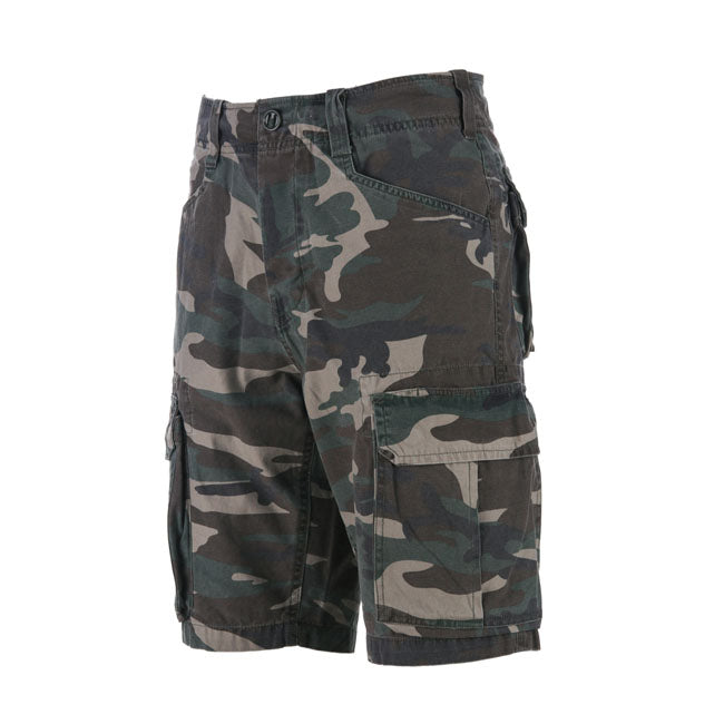 Army Surplus Cargo short woodland stonewashed