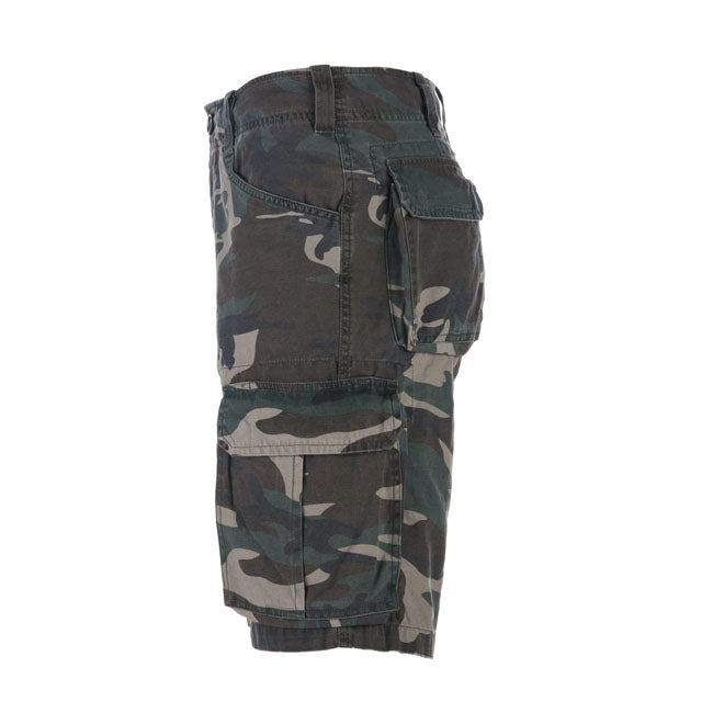 Army Surplus Cargo short woodland stonewashed