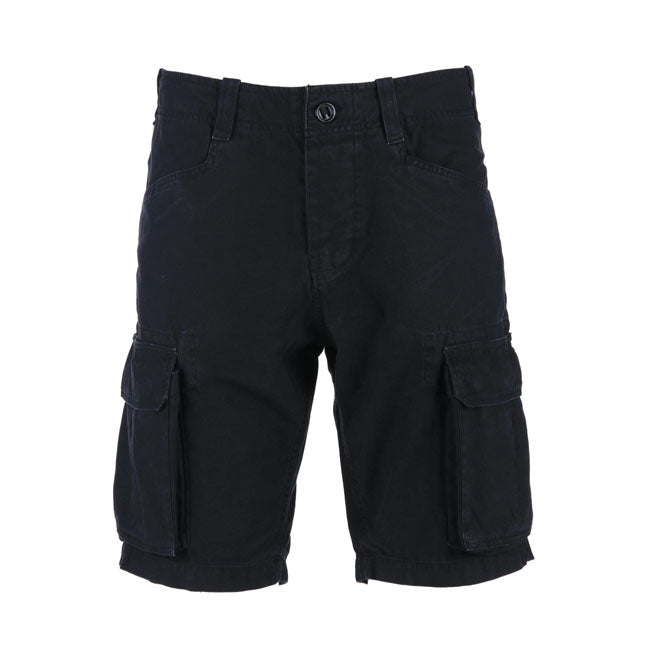 Army Surplus Cargo short stonewashed black