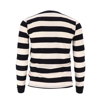 13 1/2 Behind Bars long sleeve white/black
