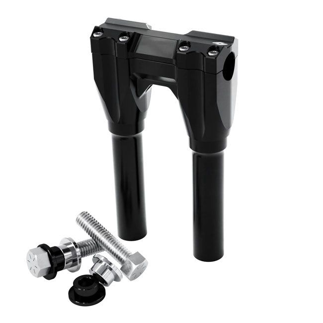 Kraus, Straight Riser set. 8" (200mm) rise. Black