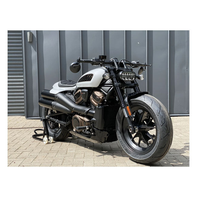 Killer Custom, 1-1/4" Fat Drag handlebar. Black